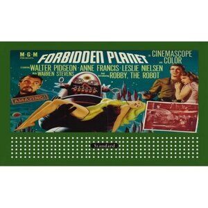 LIONEL STYLE BILLBOARD INSERT FORBIDEN PLANET & AMERICAN FLYER